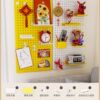 Wall hole board punch-free storage rack storage wall metal hanging board wall partition living room entrance display rack
