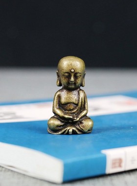 铜器佛像小摆件纯铜观音地藏菩萨藏佛像纯铜古法铸造随身佛