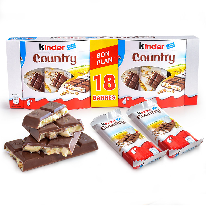 进口健达Kinder谷物脆心牛奶巧克力建达夹心儿童零食年货糖果礼物,淘宝优惠券,粉丝福利购,淘宝优惠卷