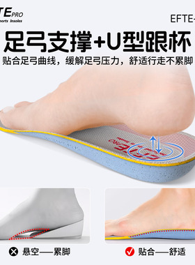 EFTE0811增高鞋垫内增高鞋垫透气