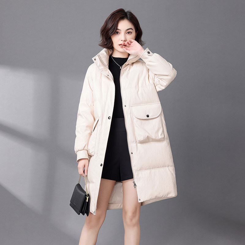 海宁皮羽绒女中长款宽松高端绵羊皮外套秋冬新款白鸭绒真皮女皮衣,淘宝优惠券,粉丝福利购,淘宝优惠卷