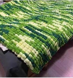 毛毯编织diy手工针子大线
