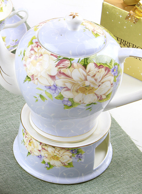 茶具茶壶陶瓷保温加热茶壶炉蜡烛加热底座骨瓷暖茶器温茶炉温茶器