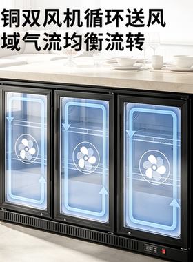 国美嵌入式吧台冰吧展示柜