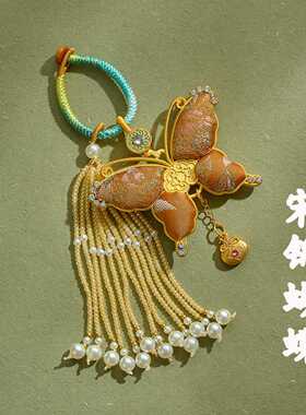 【普陀山福佑】【成品】宋锦手工流苏包包挂件汉服旗袍配饰钥匙扣