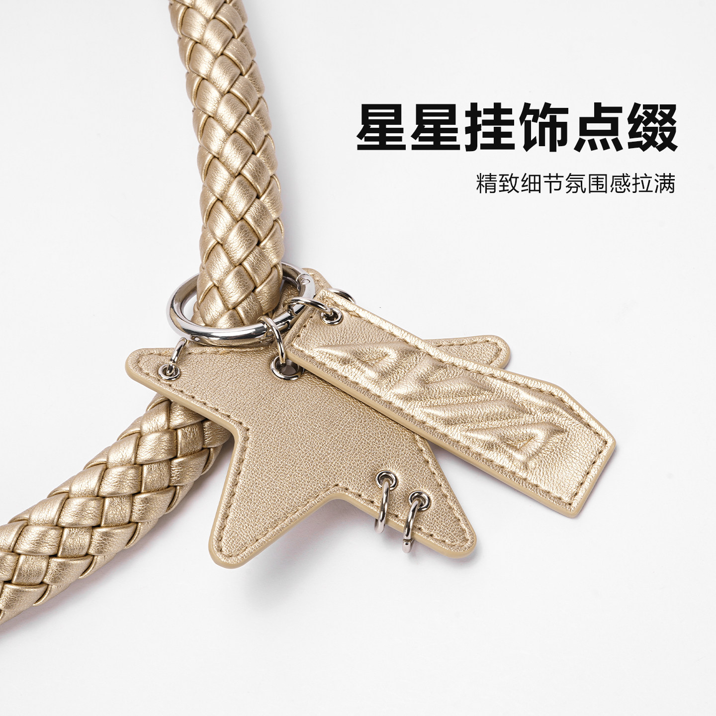 软皮材质通勤托特包编织包轻量化