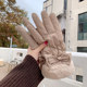 OVANCY plus velvet and thickened windproof and cold down cotton gloves
