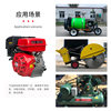190F gasoline engine agricultural mini-tiller threshing spray pump machine four-stroke machine head