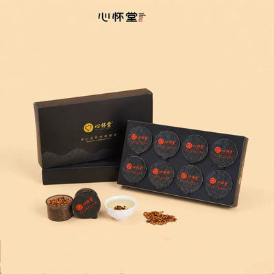 心怀堂大麦茶文火慢炒浓郁麦香独立罐装方便携带240g礼盒装养生茶