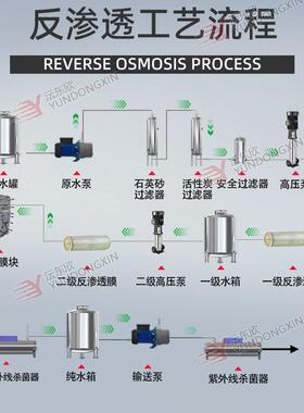 广州二级+EDI反渗透纯水机面霜粉底液制水机乳液纯水装置过滤机