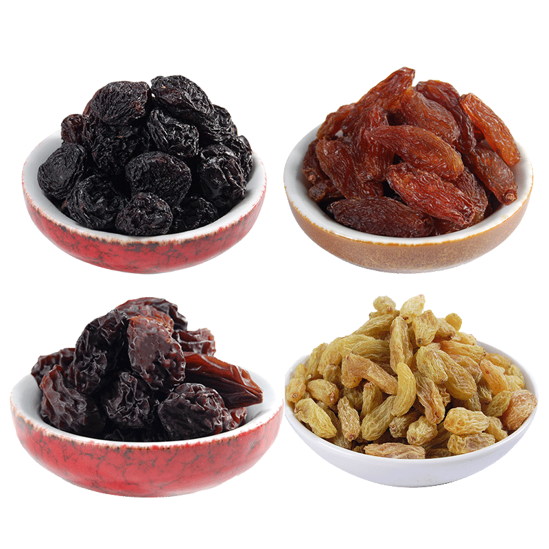 莫园四色四口味1200g葡萄干丝路果干酸甜蜜饯办公室零食礼品 - 图2