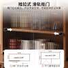 Desktop storage cabinet dustproof storage rack on table water cup tea set coffee cup storage living room dining side storage rack