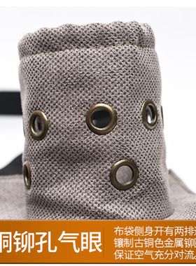 马氏温灸罐专用单联布套 火龙罐温D灸筒命门灸防烫隔热绒布袋 纯