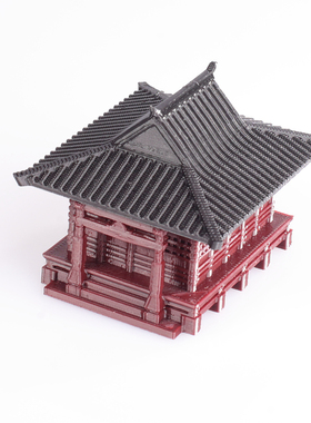中式禅房小屋古建筑模型假山吸水石水陆缸微O景观盆景造景素材摆