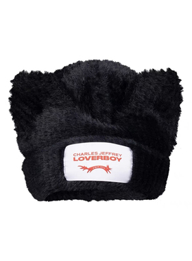 【正品现货】Charles Jeffrey Loverboy毛绒帽子猪猪猫耳朵绒线帽