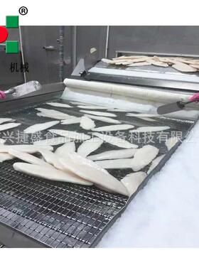 大产量洗鱼机海鲜冰冻鱼类贝类鱼类清洗设备海产品加工流水线