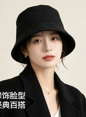 女士显脸小防晒渔夫帽四季通用