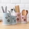 Chopstick cage new double-tube storage box tableware barrel household chopstick cage multi-functional chopsticks spoon bowl drain mold-proof storage rack