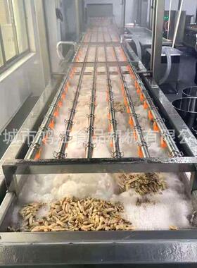 解冻机商用预制菜前期处理设备循环水解冻设备鸡腿化冻流水线效
