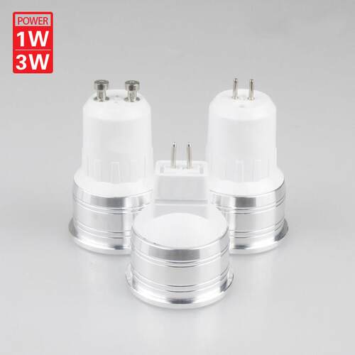 LED射灯灯杯MR11/12V GU5.3 GU10节能光源 多功率可选1W/3W - 图2