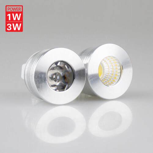LED射灯灯杯MR11/12V GU5.3 GU10节能光源 多功率可选1W/3W - 图3
