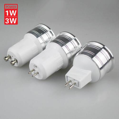 LED射灯灯杯MR11/12V GU5.3 GU10节能光源 多功率可选1W/3W - 图1