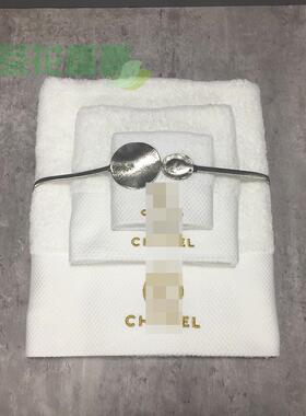 轻奢样板房酒店纯棉毛巾方巾浴巾套装简约卫生间浴室软装饰品摆件