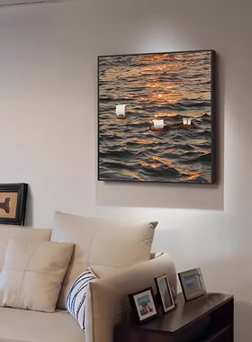 海浪帆船装饰画 单幅多款多尺寸可选 客厅卧室挂画