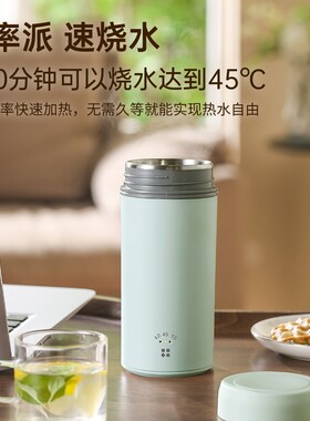 电热杯恒温保温宝妈泡奶热水壶煮水杯便携式烧水壶USB旅行冲奶杯