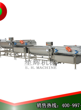 销售小型菌类清洗机榨菜清洗流水线果蔬清洗厂家