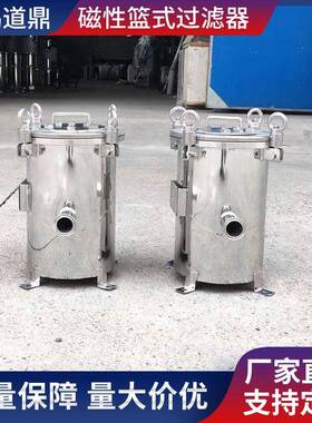 厂家直供磁性篮式过滤器生活废水市政自来水袋式过滤器