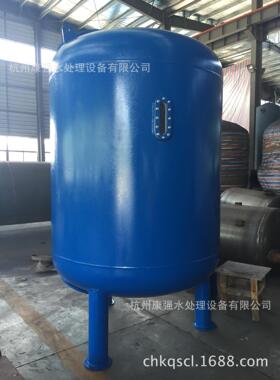 25吨每小时流量 碳钢衬胶砂滤 内配不锈钢丝管爪式布水器