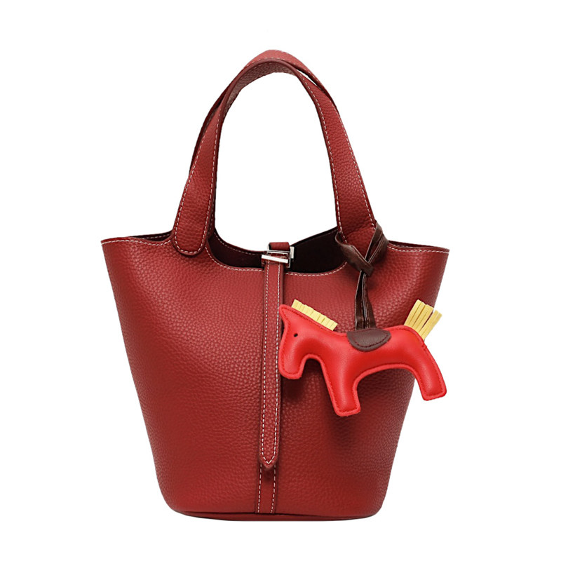 红色结婚包包新娘包包2025新款潮百搭手提包女大容量菜篮子水桶包,淘宝优惠券,粉丝福利购,淘宝优惠卷