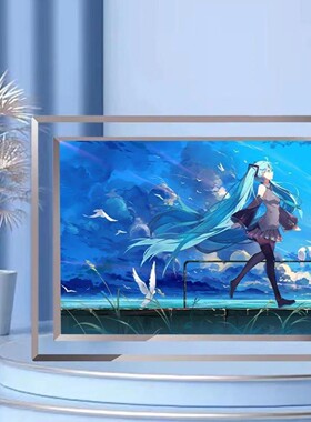 初音新款玻璃动漫水晶DIY周边二次元相框生日礼物来图定制摆台框