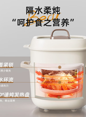 蒸炖同时电炖锅陶瓷全自动