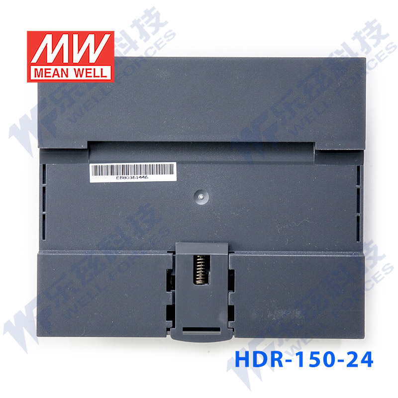 HDR-150-12/15/24/48V明纬85~264V输入150W左右导轨直流开关电源