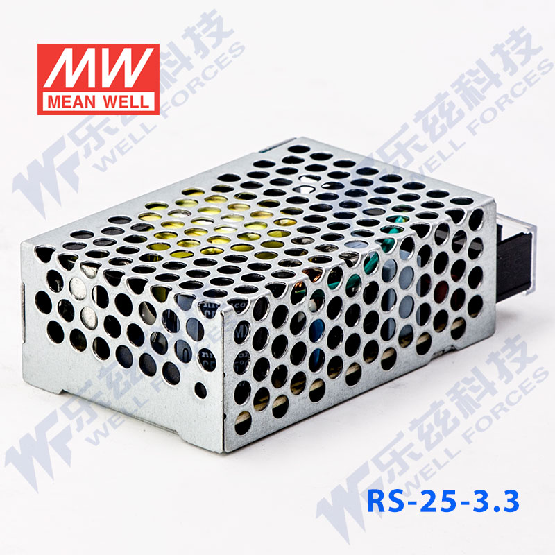 RS-25-3.3台湾明纬25W3.3V开关电源直流稳压DC6A变压器工控 - 图2