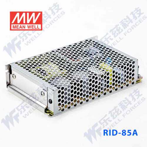 明纬5V12V双路隔离电源78W RID-85A 5V8A+12V4A - 图2