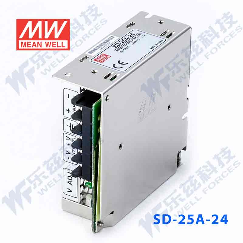 SD-25A-24台湾明纬25W(9.2~18V)12变24V1.1A DC-DC转换电源-图2