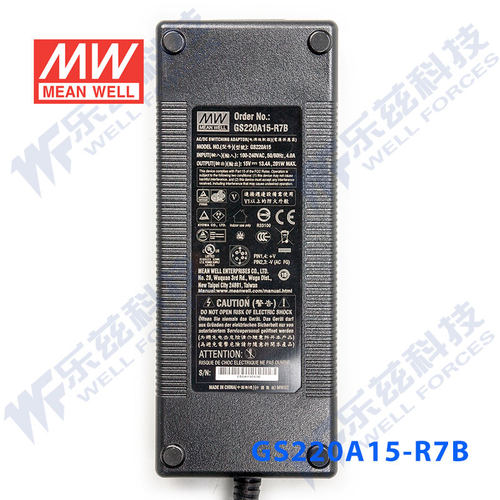 特价明纬15V工业电源适配器220W GS220A15-R7B节能三插CCC认证 - 图1