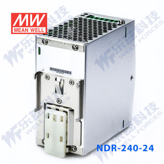 MEAN WELL 24V power supply 240W NDR-240-24 rail type 220V to 24V DC voltage regulator Taiwanese brand