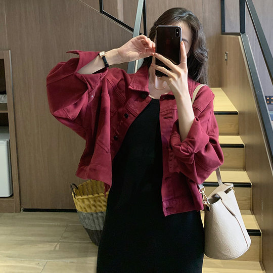 All-match loose small jacket top trendy