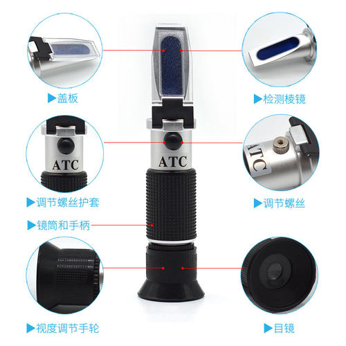 车用尿素浓度测量仪检测仪0-40柴油机scr尾气处理液测试冰点仪器 - 图0