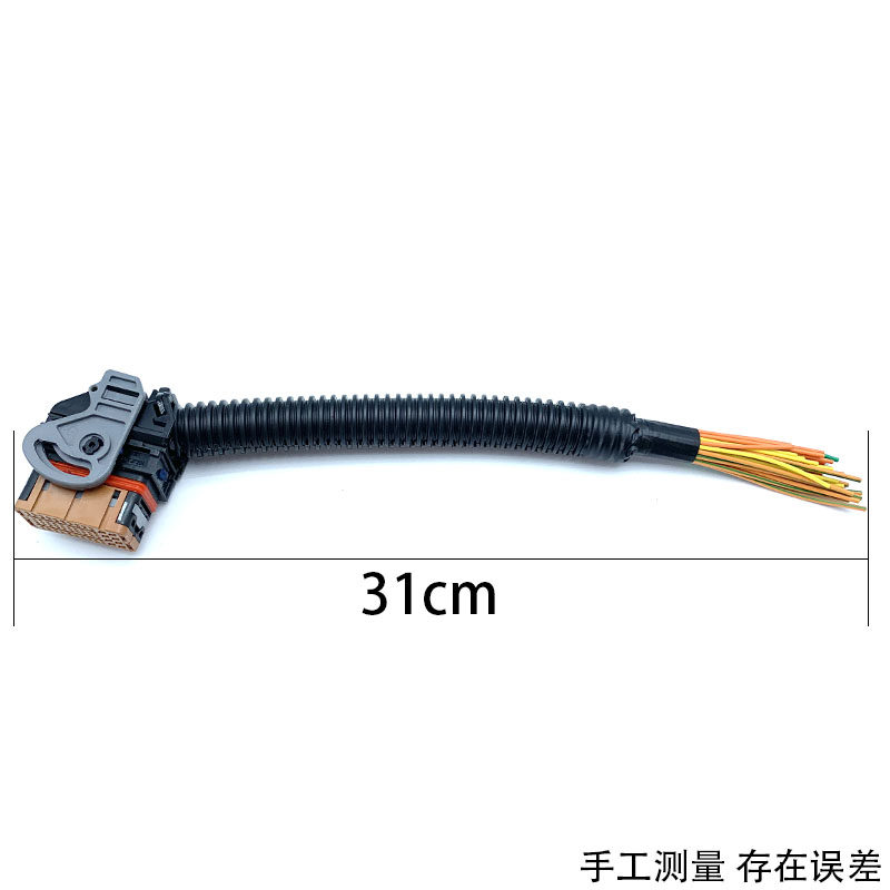 适配天然气OH6电脑版插头3只潍柴伍德沃德OH6控制器棕48/32针插件