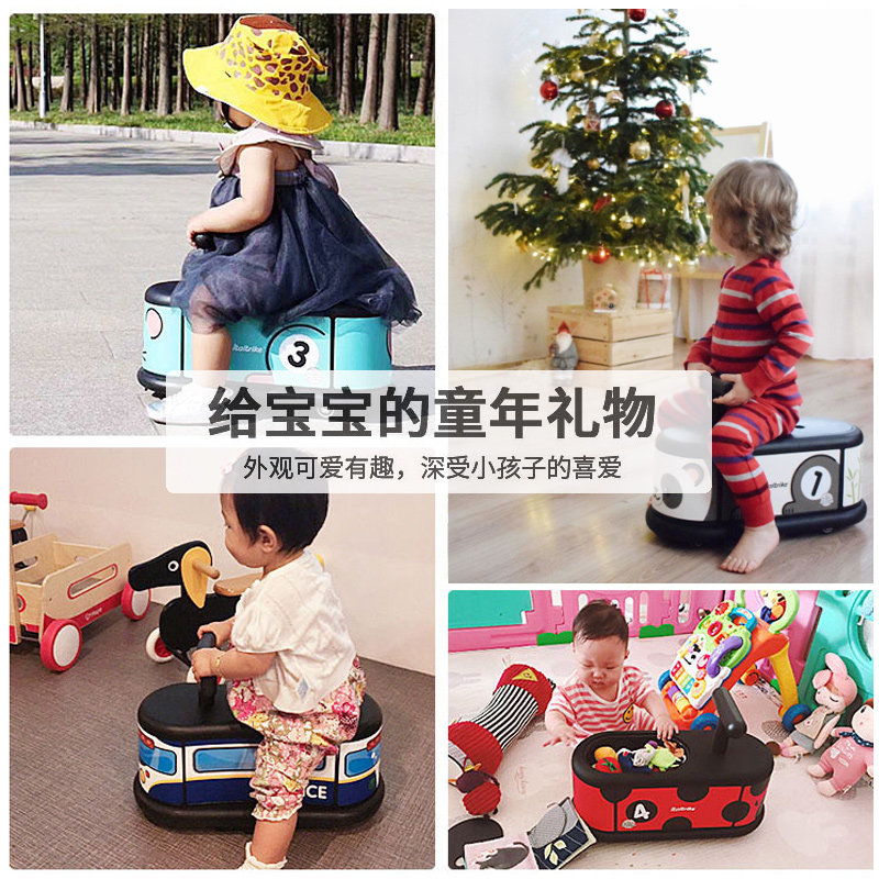 意大利italtrike扭扭车儿童静音轮 湛蓝母婴扭扭车