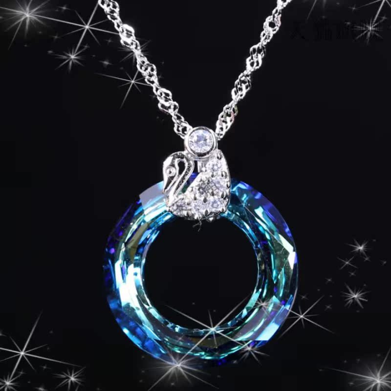 抖音同款tk小天鹅s奥地利纯银项链 tsangkai曾家银项链