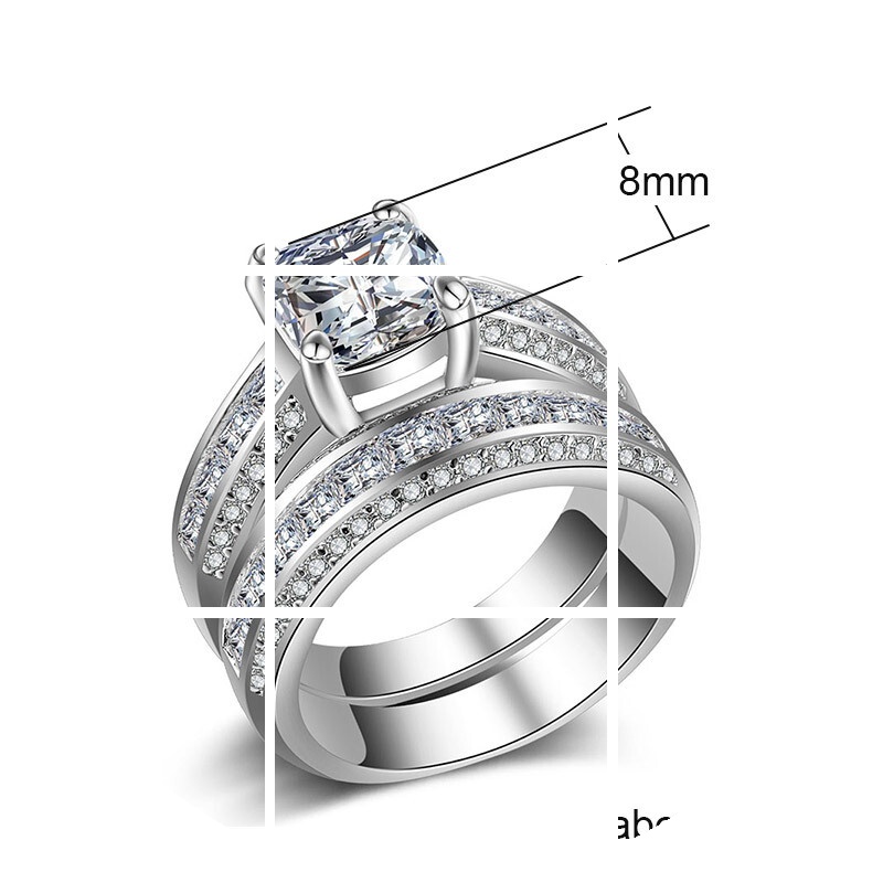 925银18k金镶锆石对戒情侣男女士 tsangkai曾家银戒指/指环