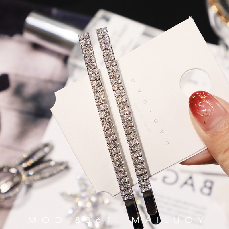 抖音新款jennie金智妮同款韩刘海夹 tsangkai曾家银发饰