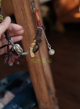 手编做旧百搭古银颈链SC109