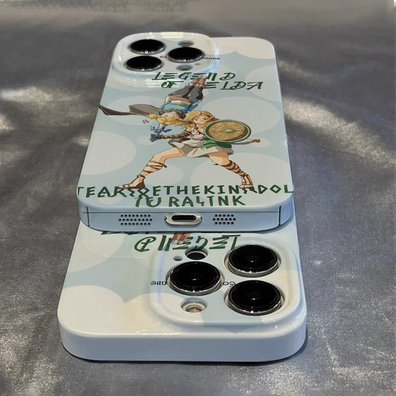 塞尔达传说林克王国之泪手机壳适用苹果16pro华为vivo红米OPPOp80苹果16promax荣耀华为vivo红米oppo - 图2
